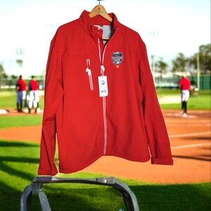 MLB 2023 All Star Game Seattle XL Red Jacket with Embroidered Logo NWT